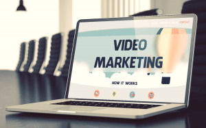 Video Marketing video on laptop